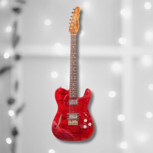 20th Anniversary Thinline Classic-II - Translucent Red with Righteous Sound pickups 1