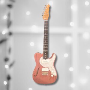 CP Thornton Guitar - Thinline Classic II Translucent Tahitian Coral-1