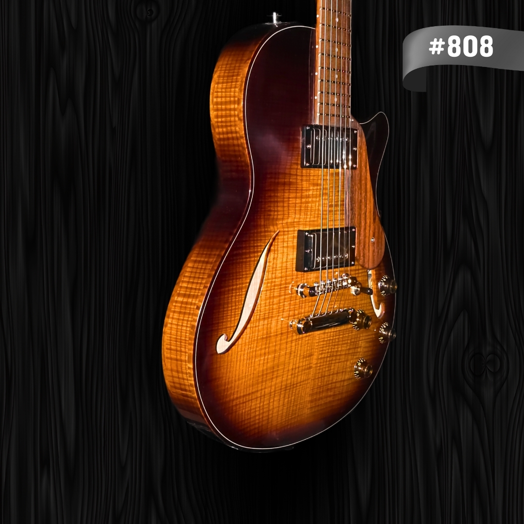 Elite Gen II - European Fiddleback Ash - Tobacco Burst #808