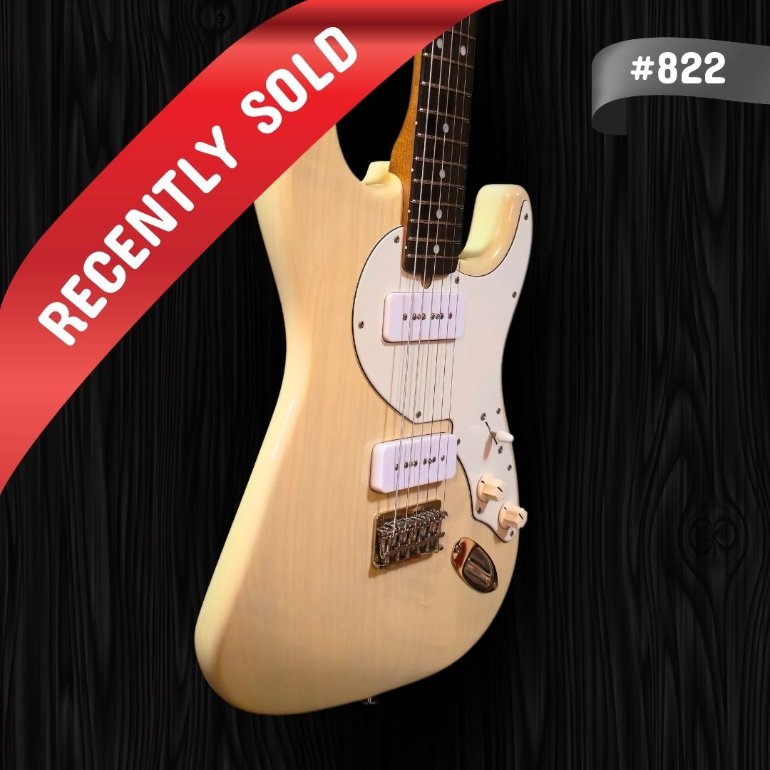 TS1 - Translucent Vintage Blonde Nitrocellulose Finish #822 Thornton Guitars