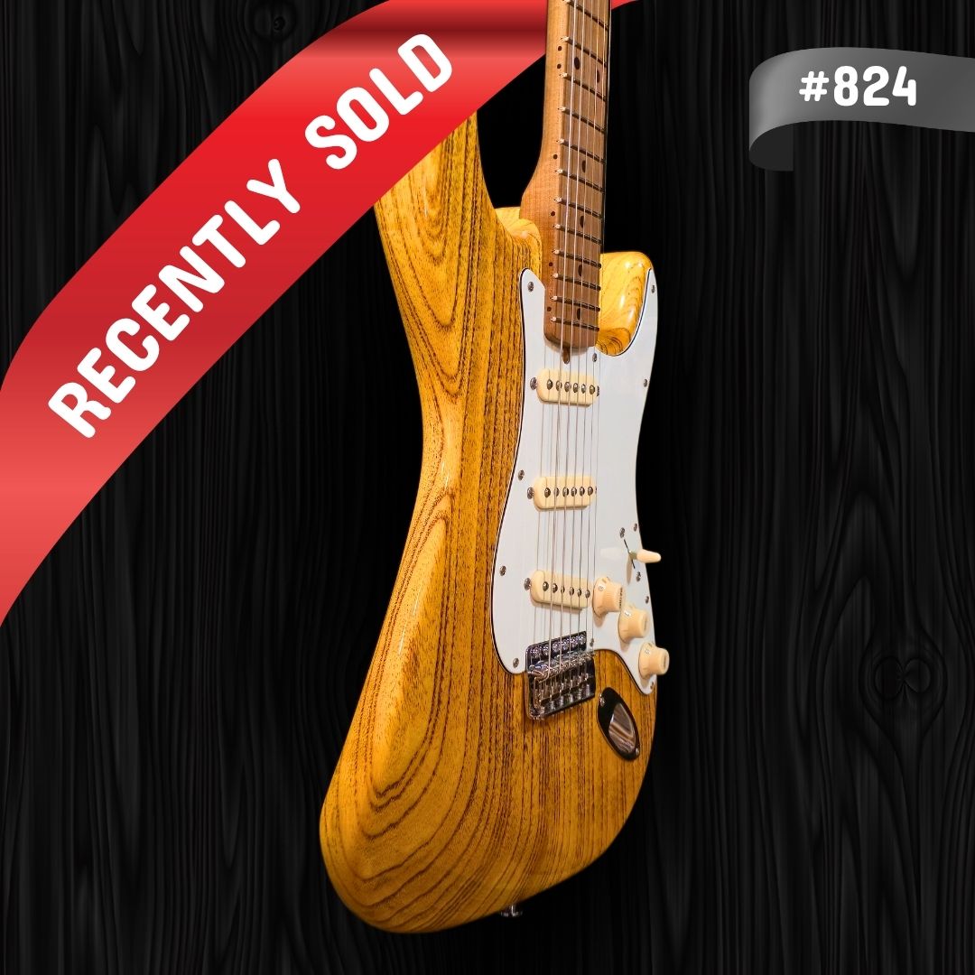 Traditional Series HTL-2 - Translucent Amber with Enhanced Grains #824 Thornton Guitars