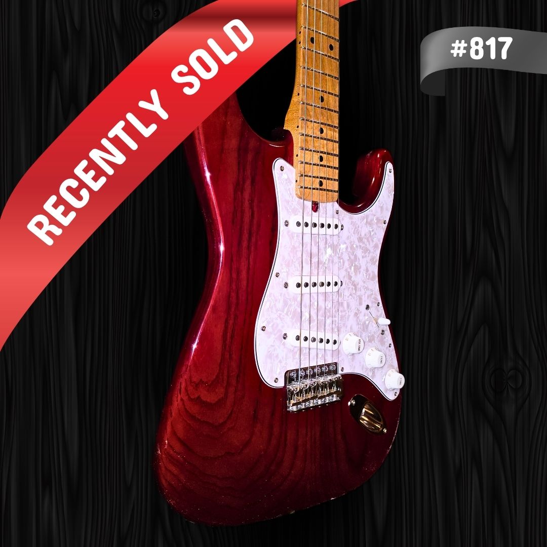 Thornton Guitar - 817 - Traditional Series HTL II Nitrocellulose Translucent Oxblood