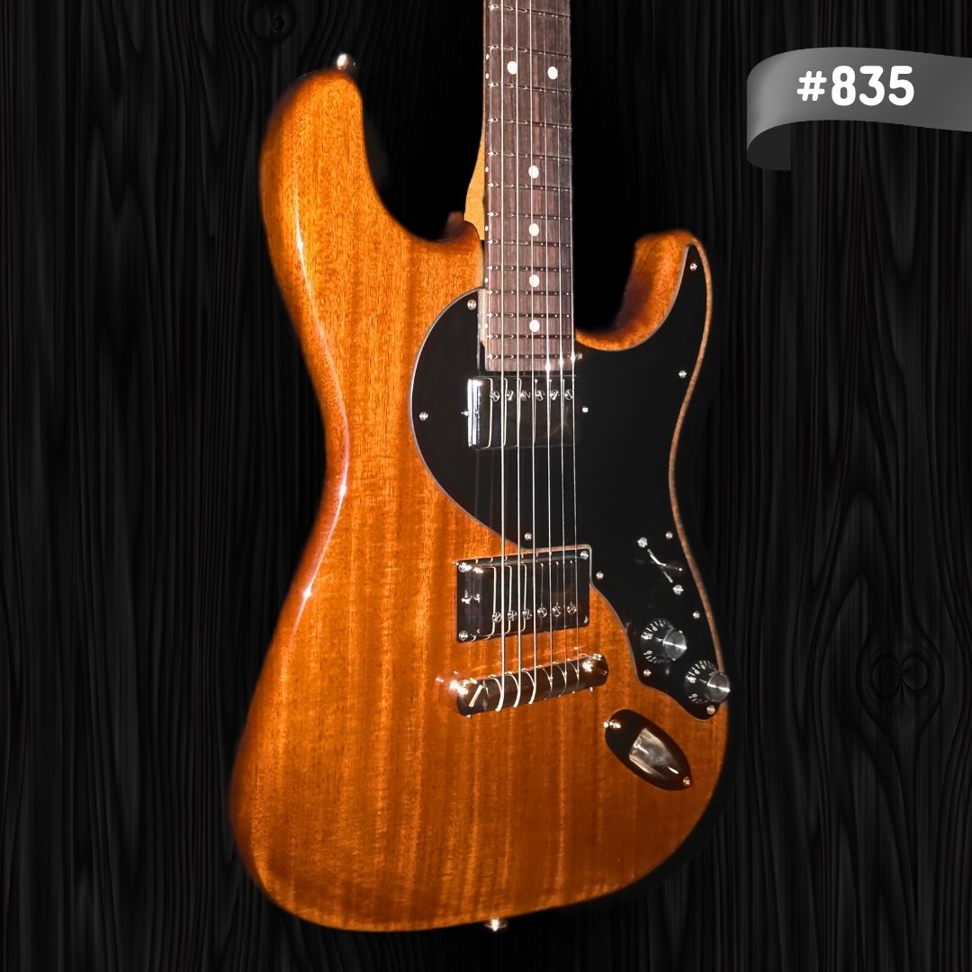 CP Thornton Guitar - SGS Fusion 835 Translucent Brown Nitrocellulose