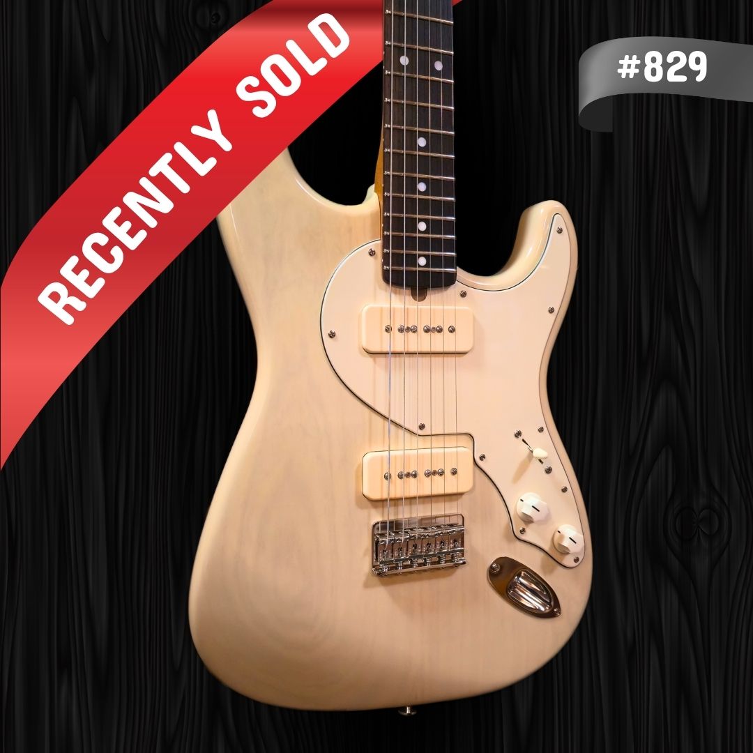 TS1 - Translucent Vintage Blonde Nitrocellulose Finish #829 CP Thornton Guitars (2)