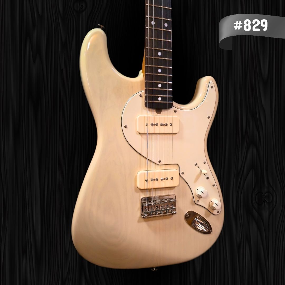 TS1 - Translucent Vintage Blonde Nitrocellulose Finish #829 CP Thornton Guitars