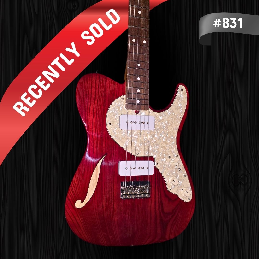 Thornton - 831 - Thinline Classic-II Translucent Oxblood (2)