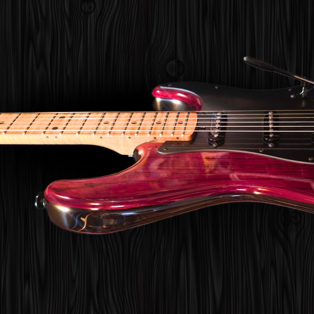 Thornton Guitar - 830 - Hot Rod Series HTL II Translucent Oxblood with Black Sides (11)