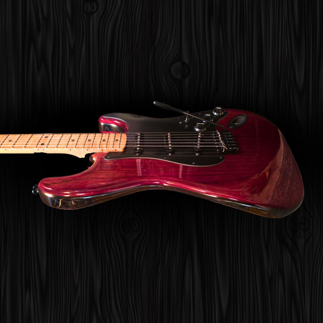 Thornton Guitar - 830 - Hot Rod Series HTL II Translucent Oxblood with Black Sides (13)