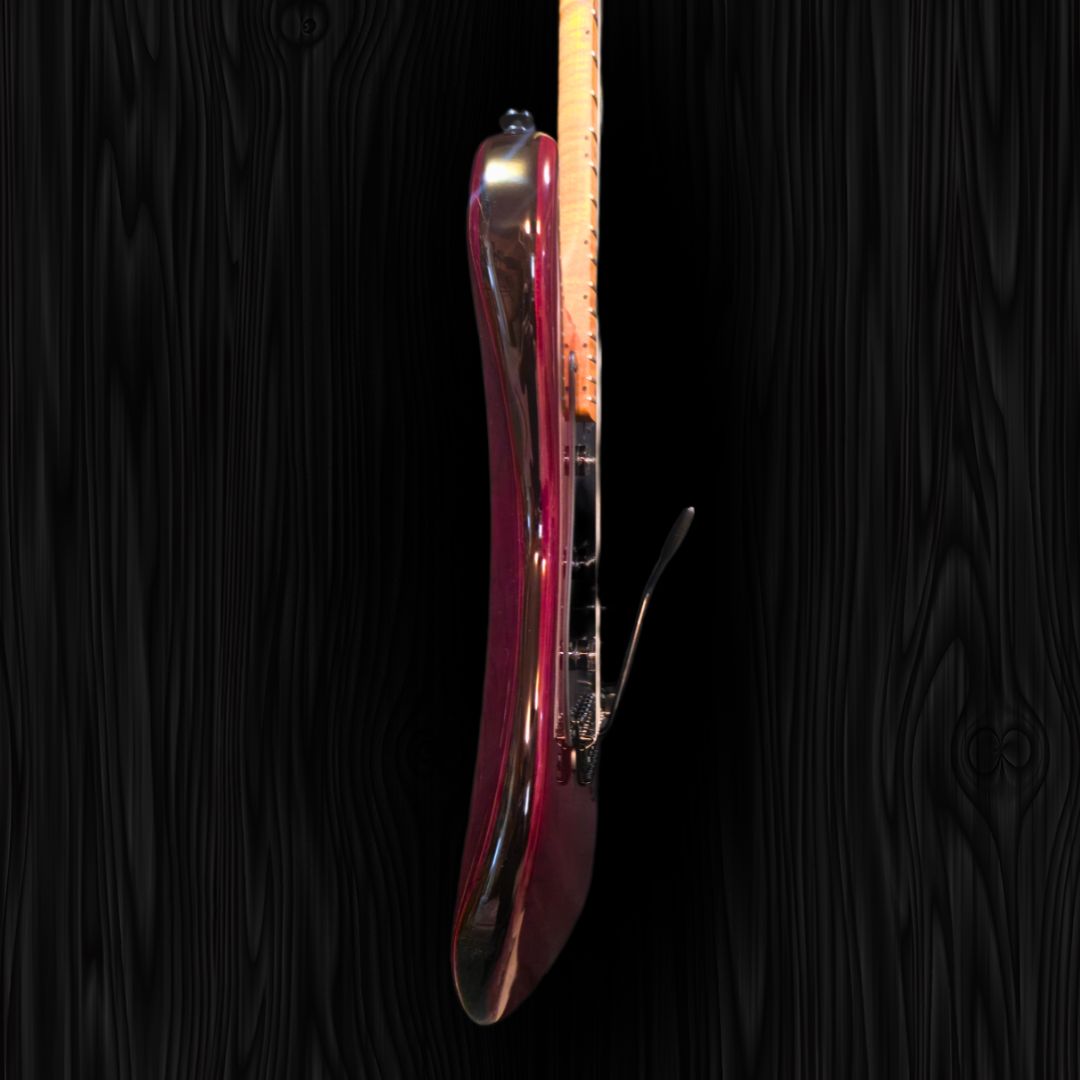 Thornton Guitar - 830 - Hot Rod Series HTL II Translucent Oxblood with Black Sides (7)