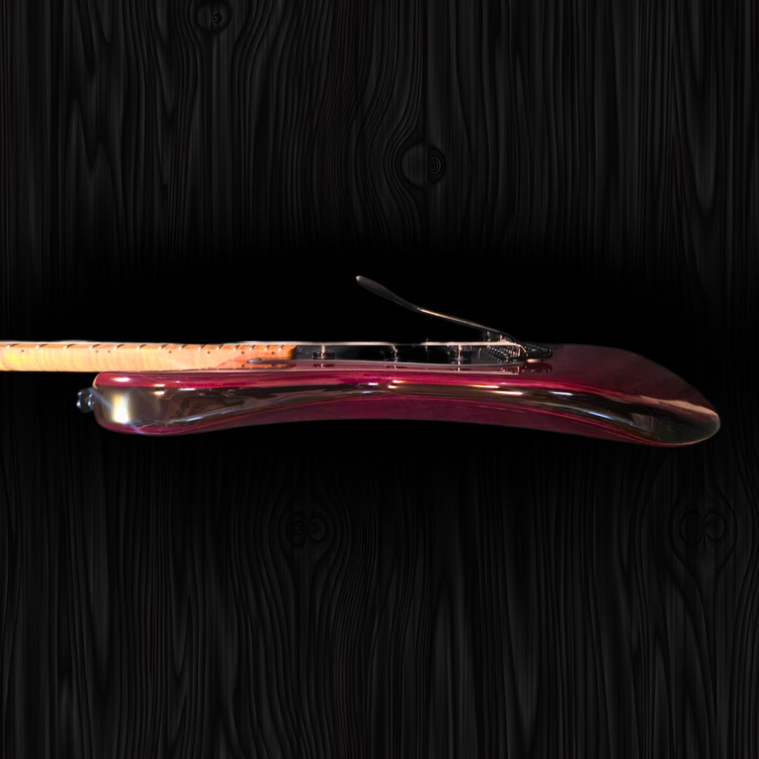 Thornton Guitar - 830 - Hot Rod Series HTL II Translucent Oxblood with Black Sides (8)