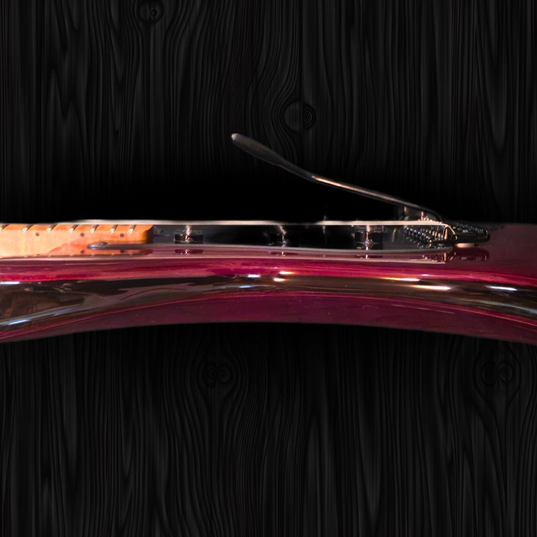 Thornton Guitar - 830 - Hot Rod Series HTL II Translucent Oxblood with Black Sides (9)