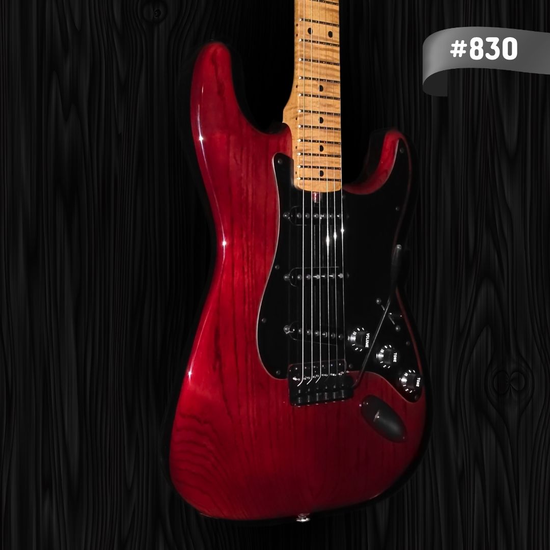 Thornton Guitar - 830 - Hot Rod Series HTL II Translucent Oxblood with Black Sides