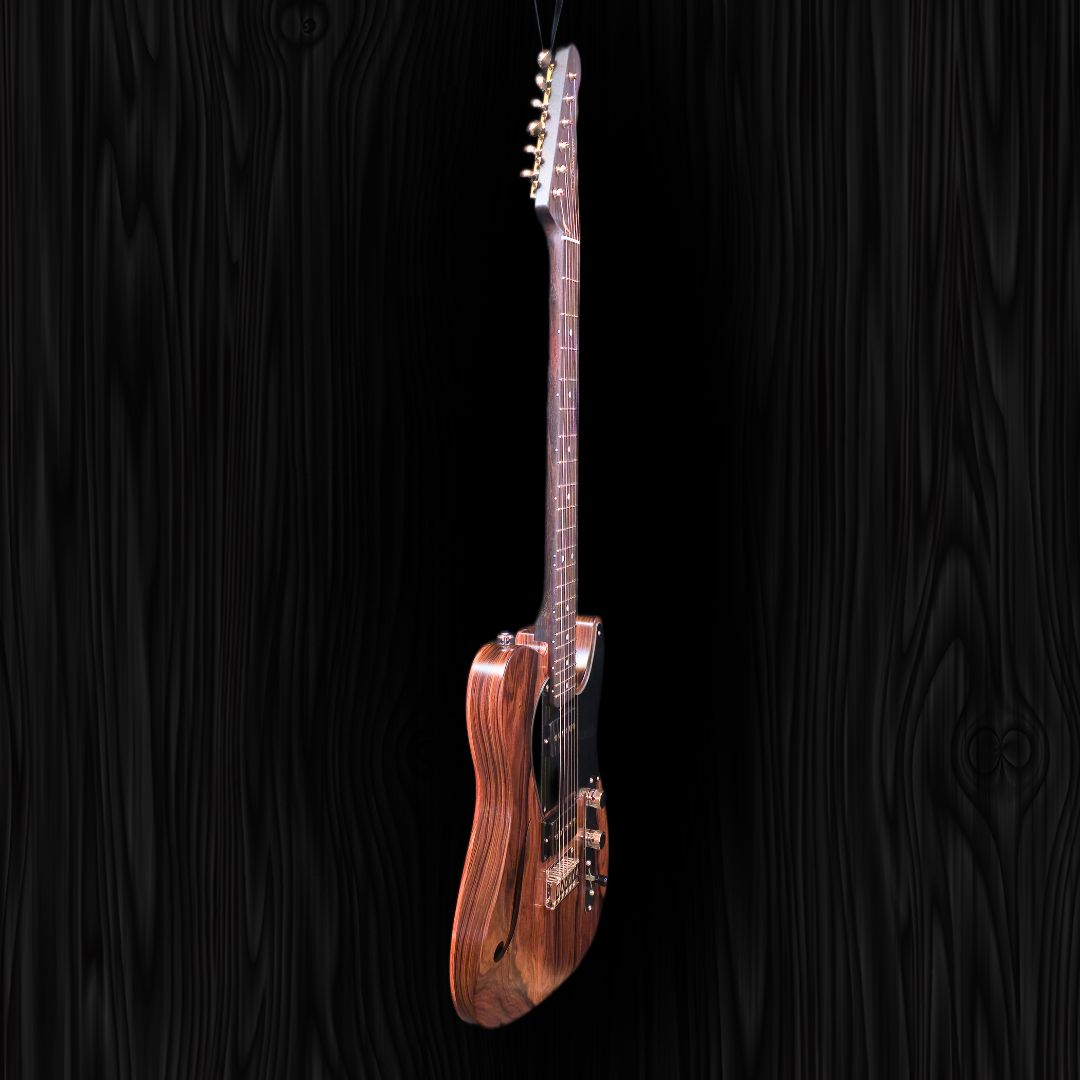 CP Thornton Guitar - Limited Edition Rosewood Thinline Classic II, 840, Bolivian Rosewood Body-(11)