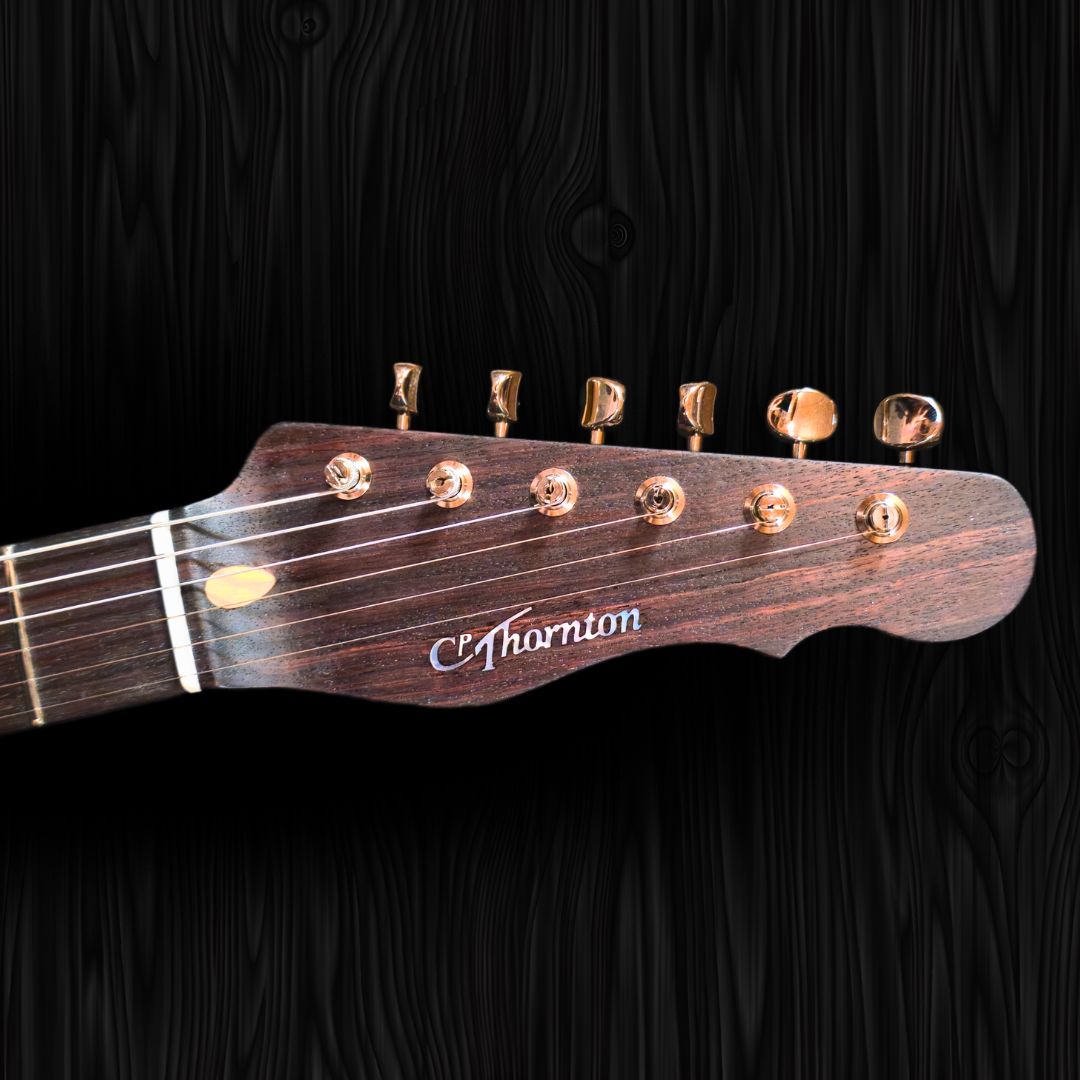 CP Thornton Guitar - Limited Edition Rosewood Thinline Classic II, 840, Bolivian Rosewood Body-(14)
