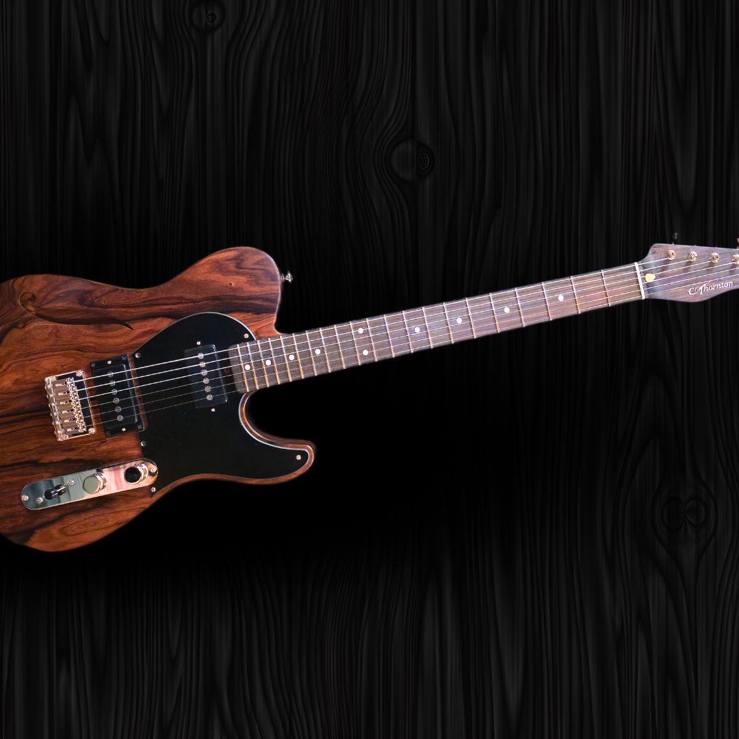 CP Thornton Guitar - Limited Edition Rosewood Thinline Classic II, 840, Bolivian Rosewood Body-(15)