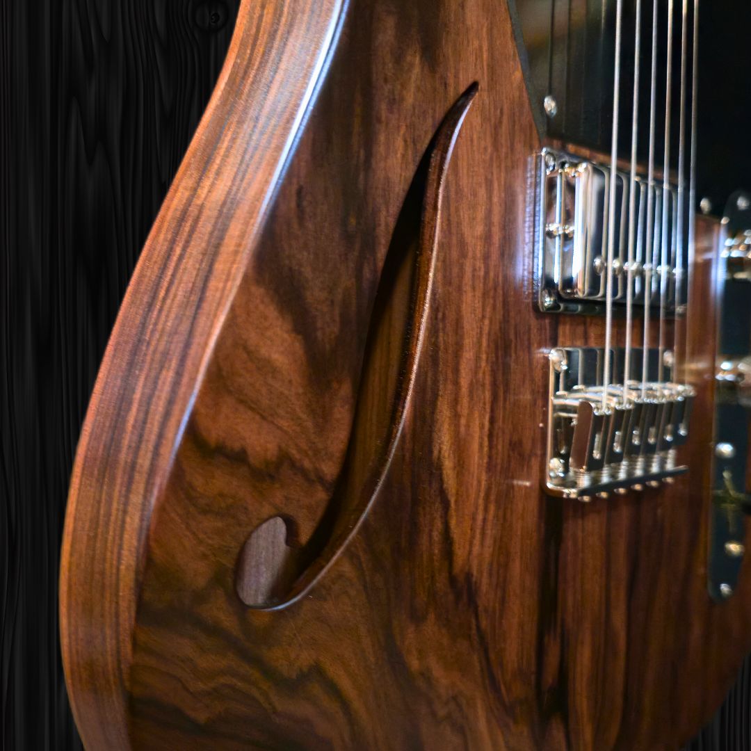 CP Thornton Guitar - Limited Edition Rosewood Thinline Classic II, 841, Bolivian Rosewood Body-(10)