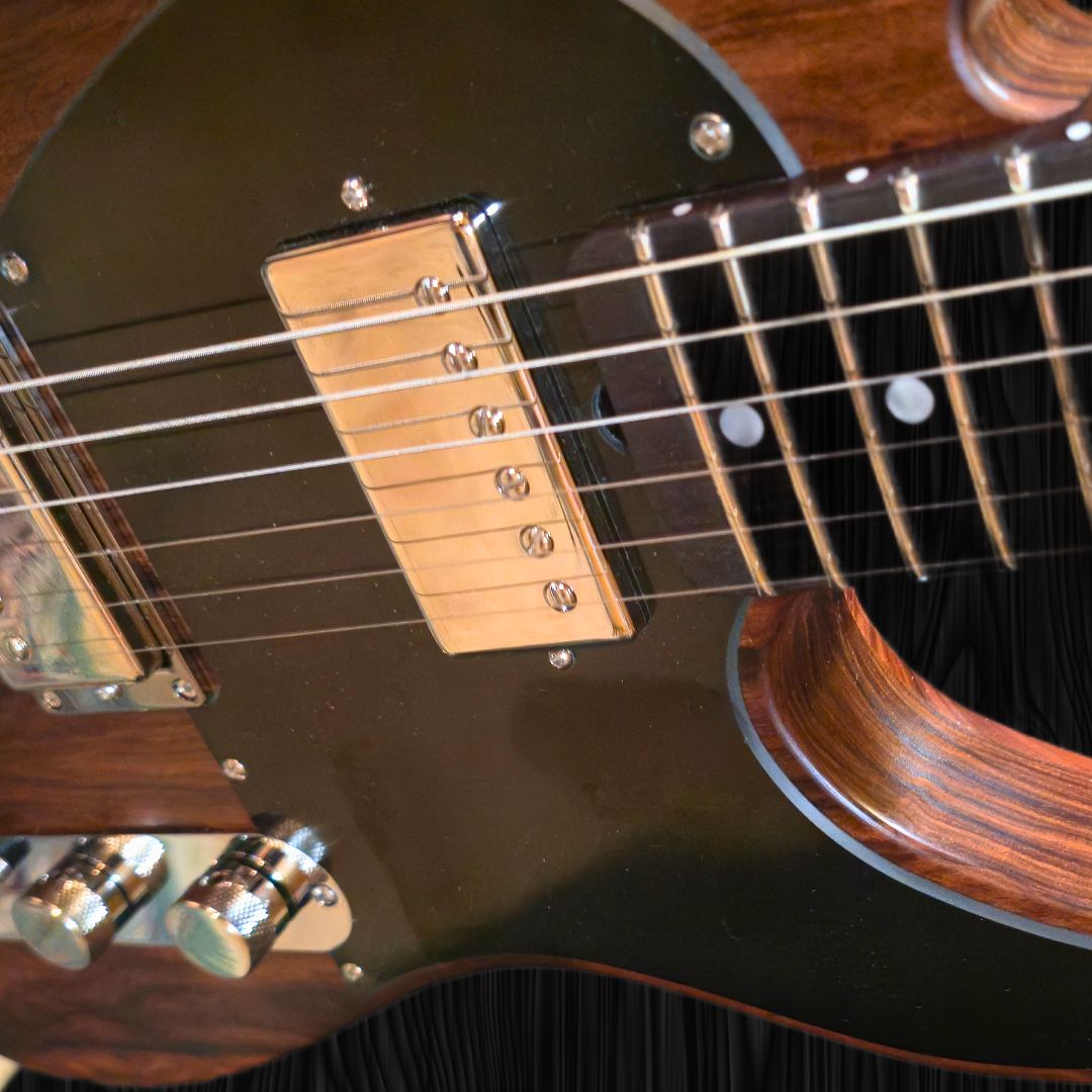 CP Thornton Guitar - Limited Edition Rosewood Thinline Classic II, 841, Bolivian Rosewood Body-(12)