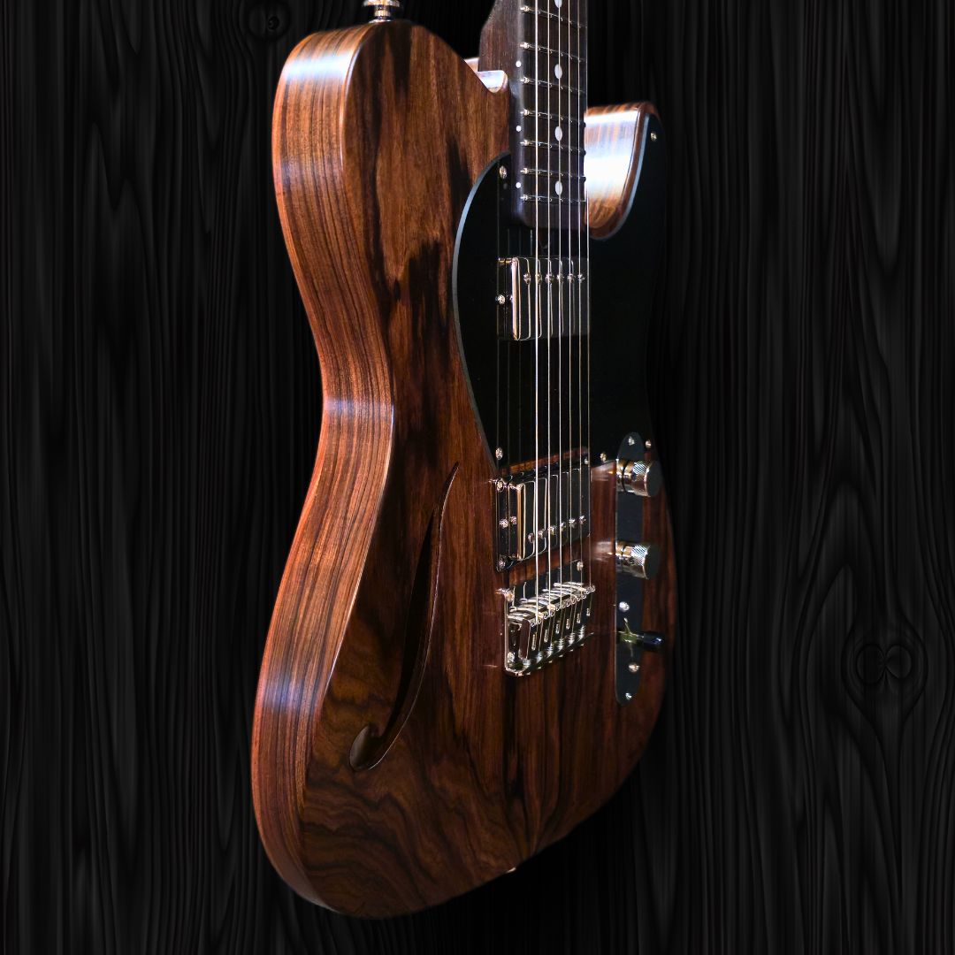CP Thornton Guitar - Limited Edition Rosewood Thinline Classic II, 841, Bolivian Rosewood Body-(5)