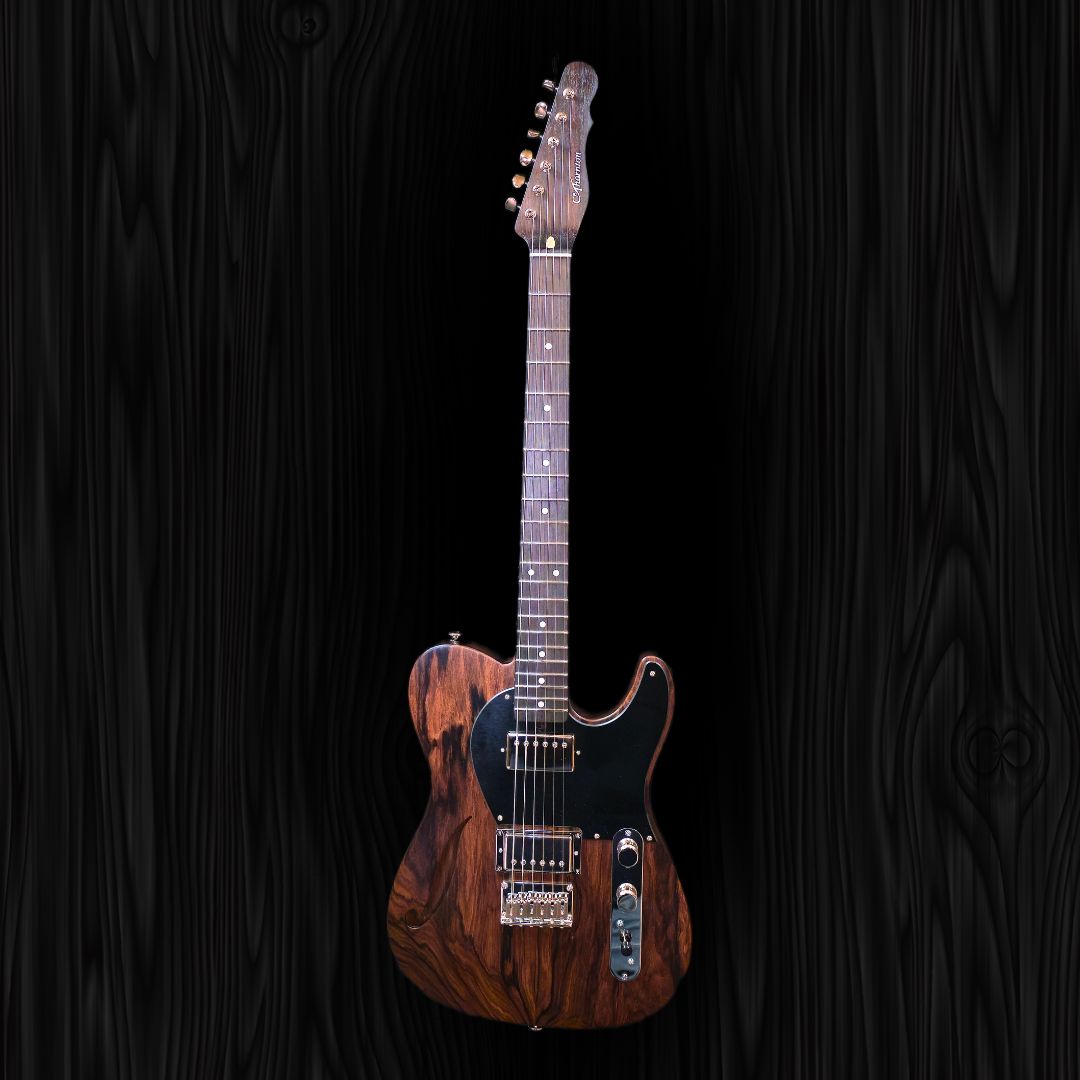 CP Thornton Guitar - Limited Edition Rosewood Thinline Classic II, 841, Bolivian Rosewood Body-(6)
